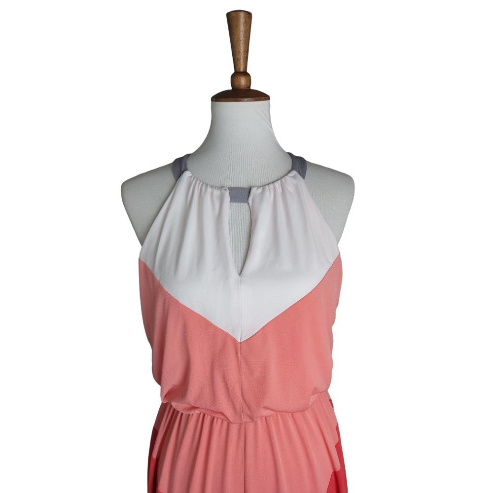 Vince Camuto Women's Keyhole Blouson Maxi Dress size 6 - Picture 2 of 6